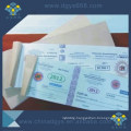 Booklet Ticket Coupon with Two Sides Printing